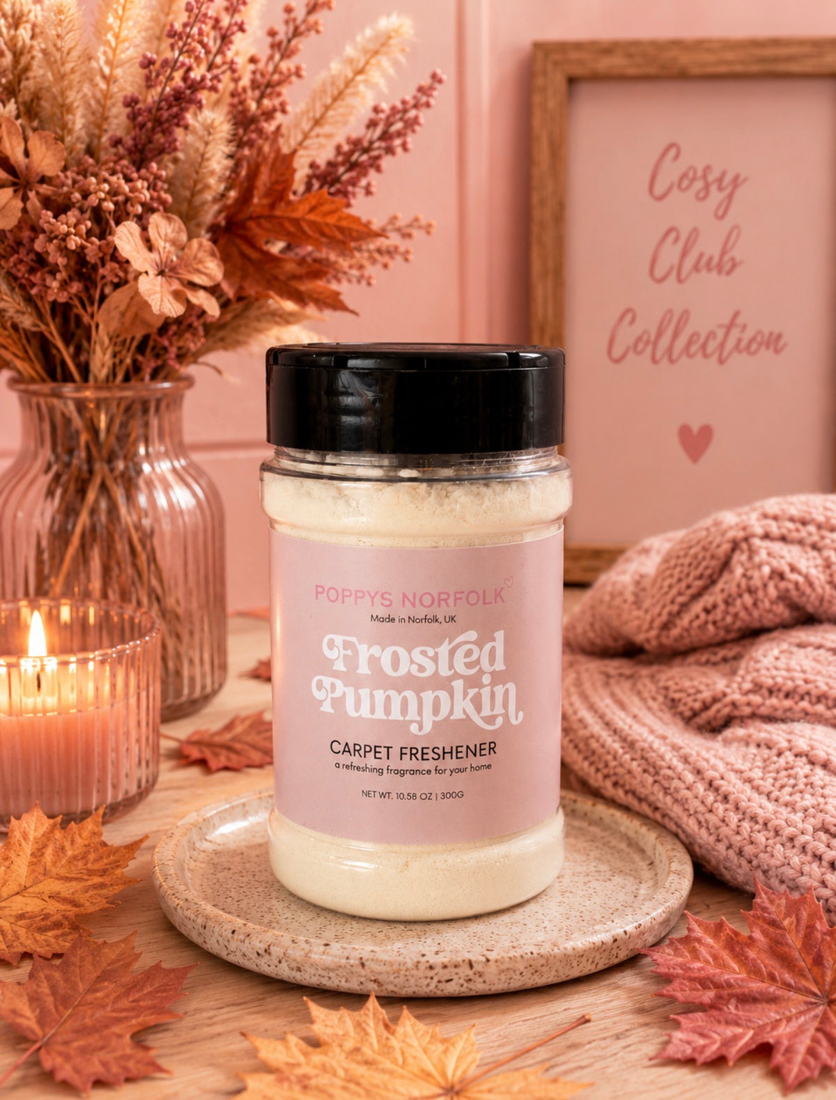 Frosted Pumpkin Carpet Freshener