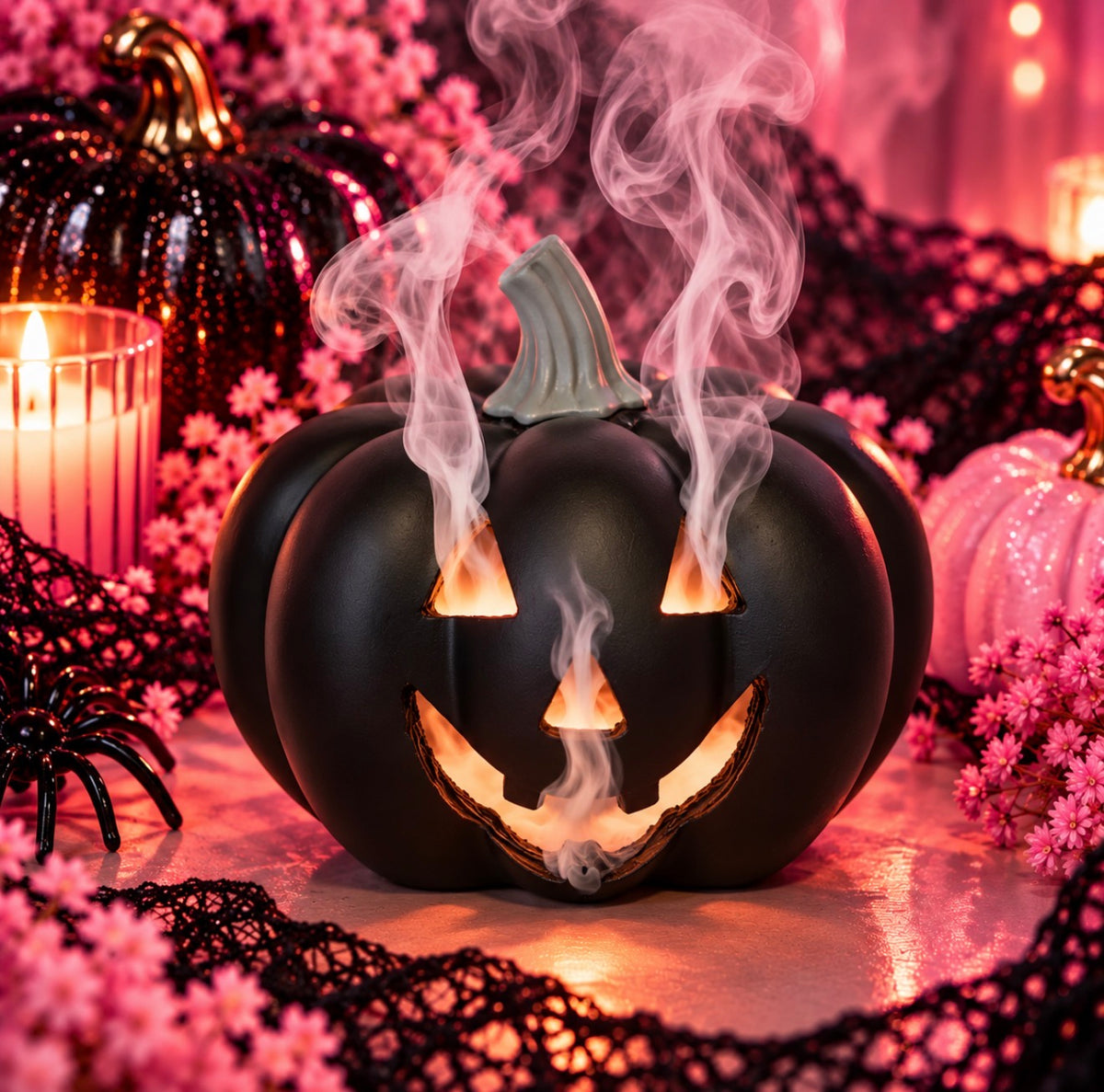 Black Pumpkin Incense Burner