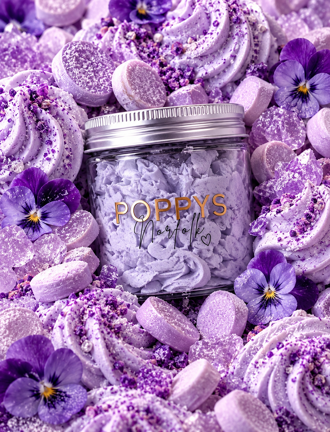Parma Violet Whipped Soap