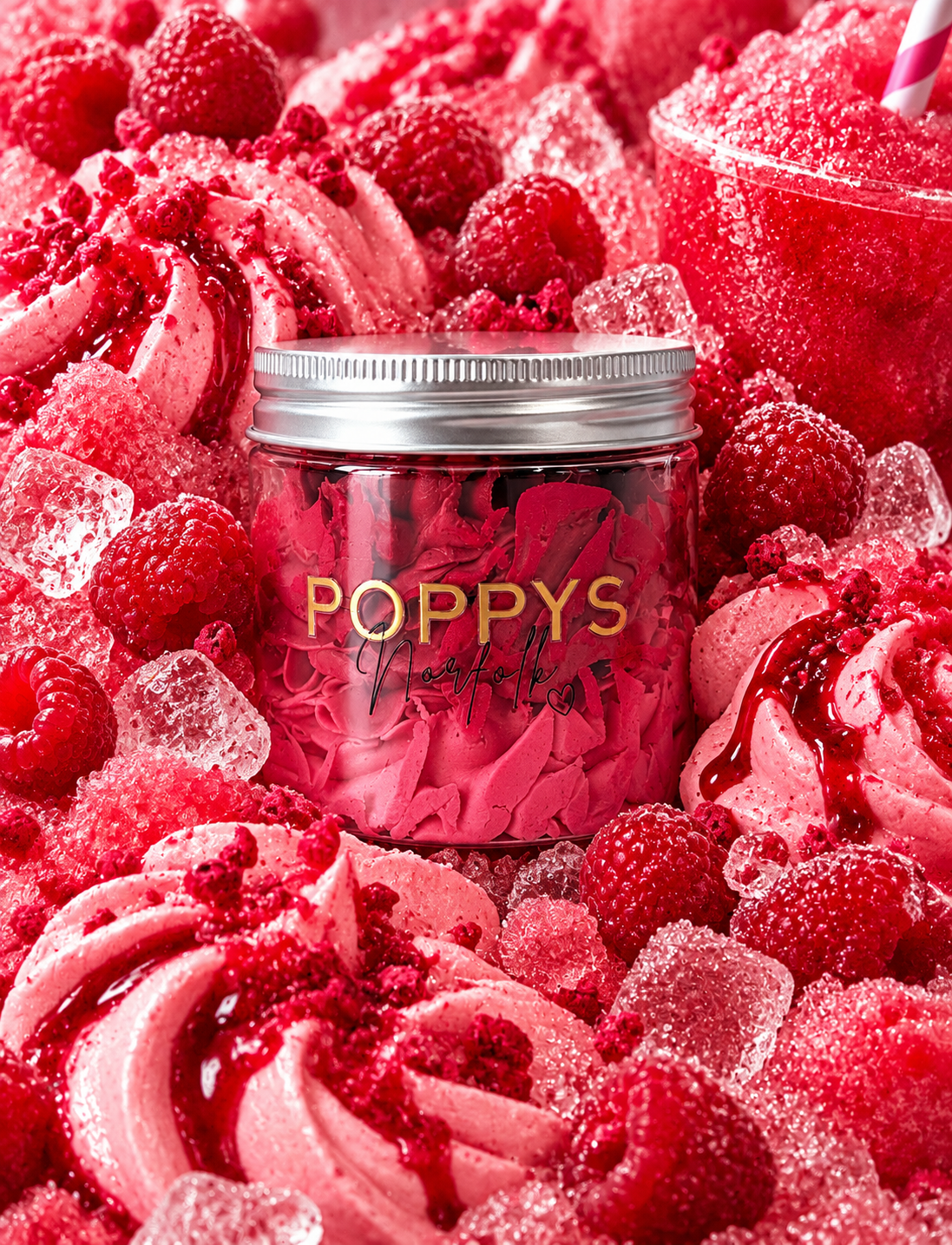 Raspberry Slush Whipped Soap