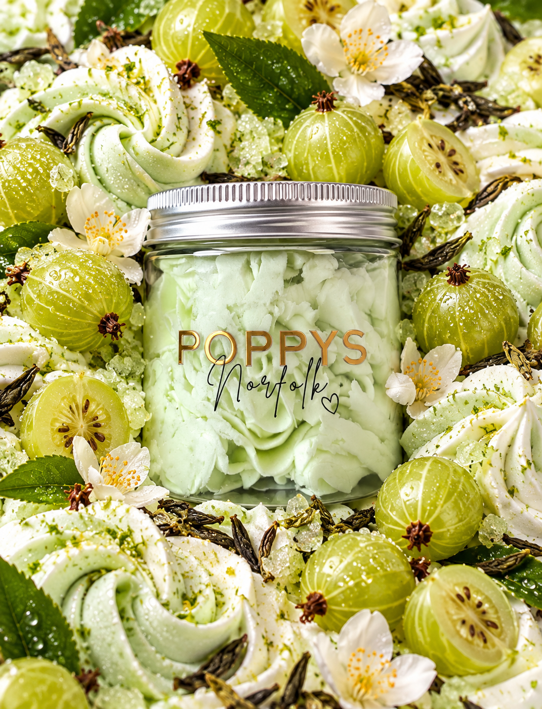 Gooseberry & White Tea Whipped Soap