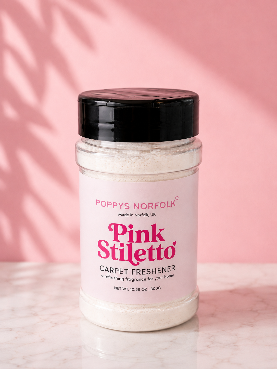 Pink Stiletto Carpet Freshener