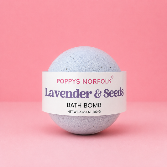 Lavender & Seeds Bath Bomb