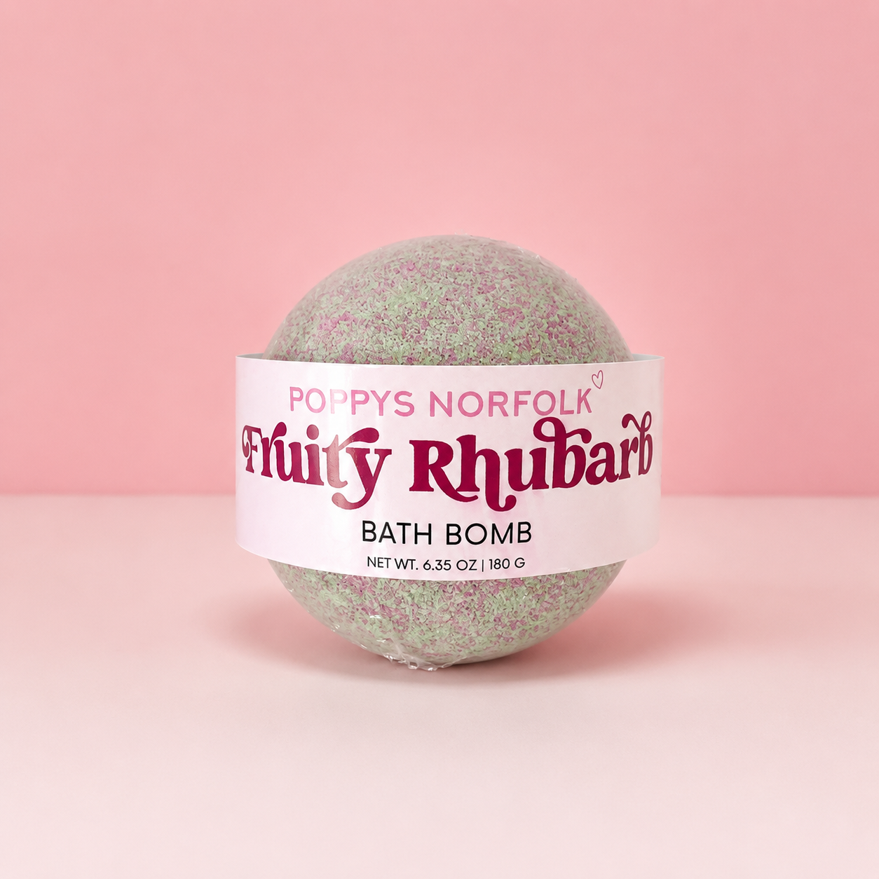 Fruity Rhubarb Bath Bomb