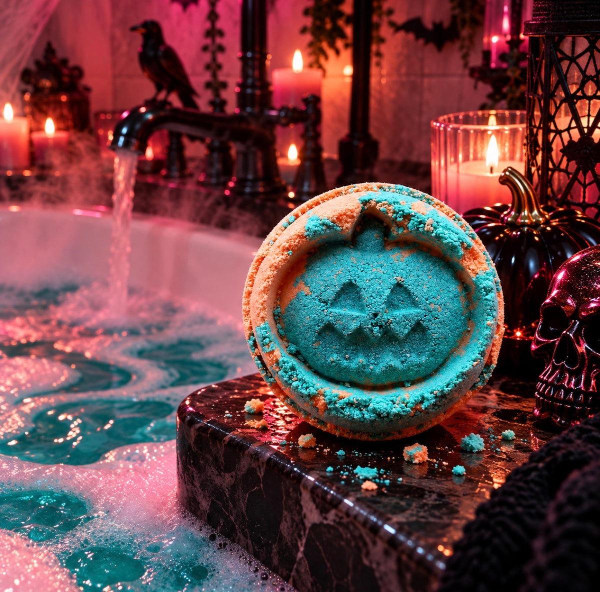 Fennel & Orange Pumpkin Bath Bomb