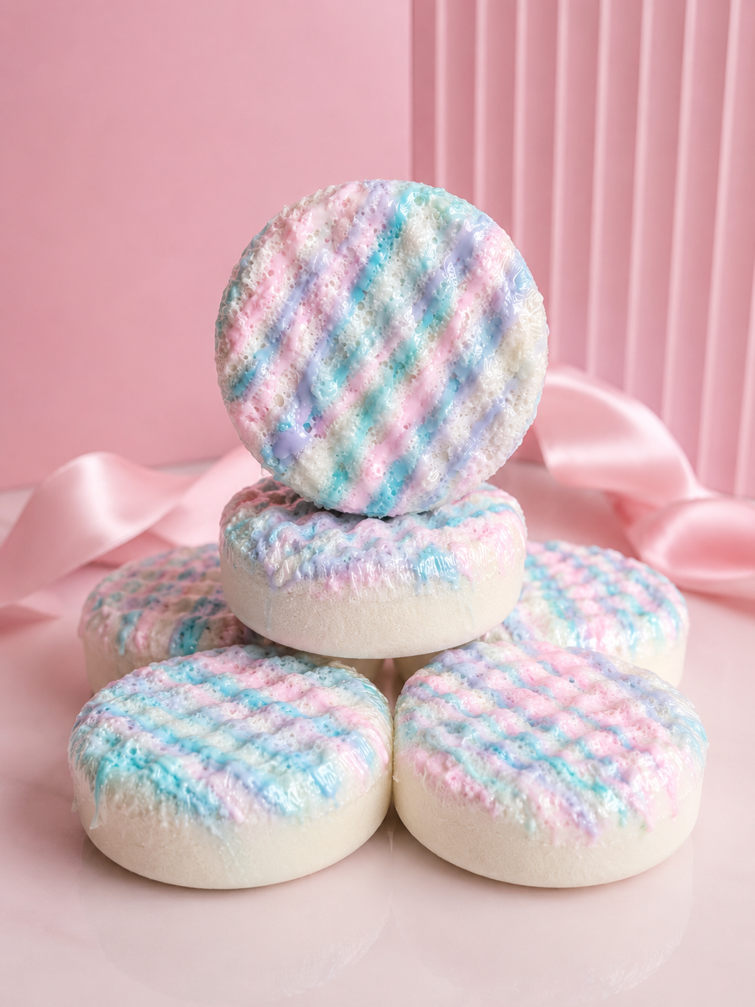 Baby Powder Butter Bubble Soap Sponge